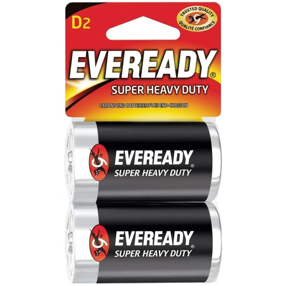 Eveready Baterías D2 Nueva Presentación 2 Und