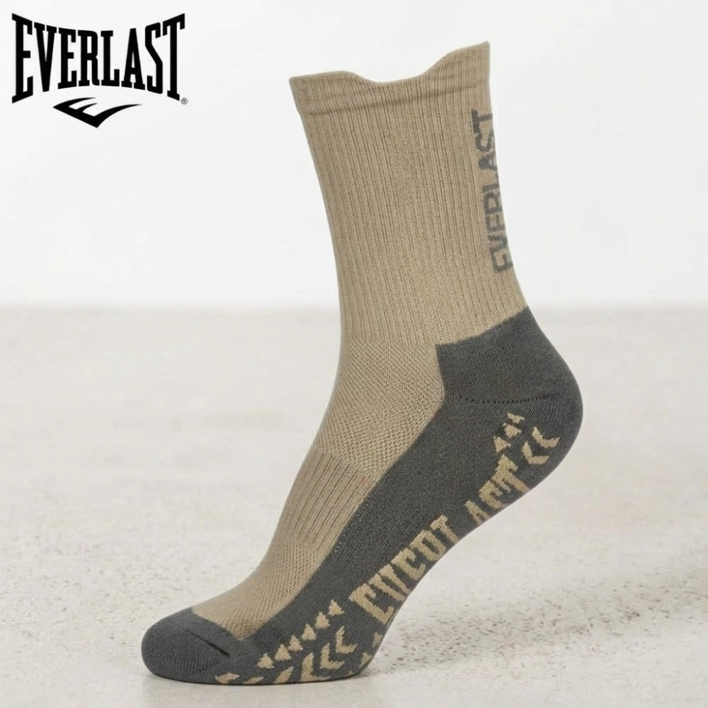 Everlast Medias Para Caballeros Grip 10-13 Beige