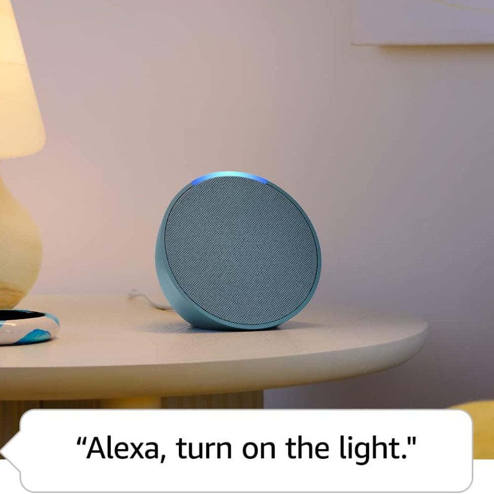 Amazon Echo Pop Altavoz Inteligente y Compacto con Sonido Definido y Alexa