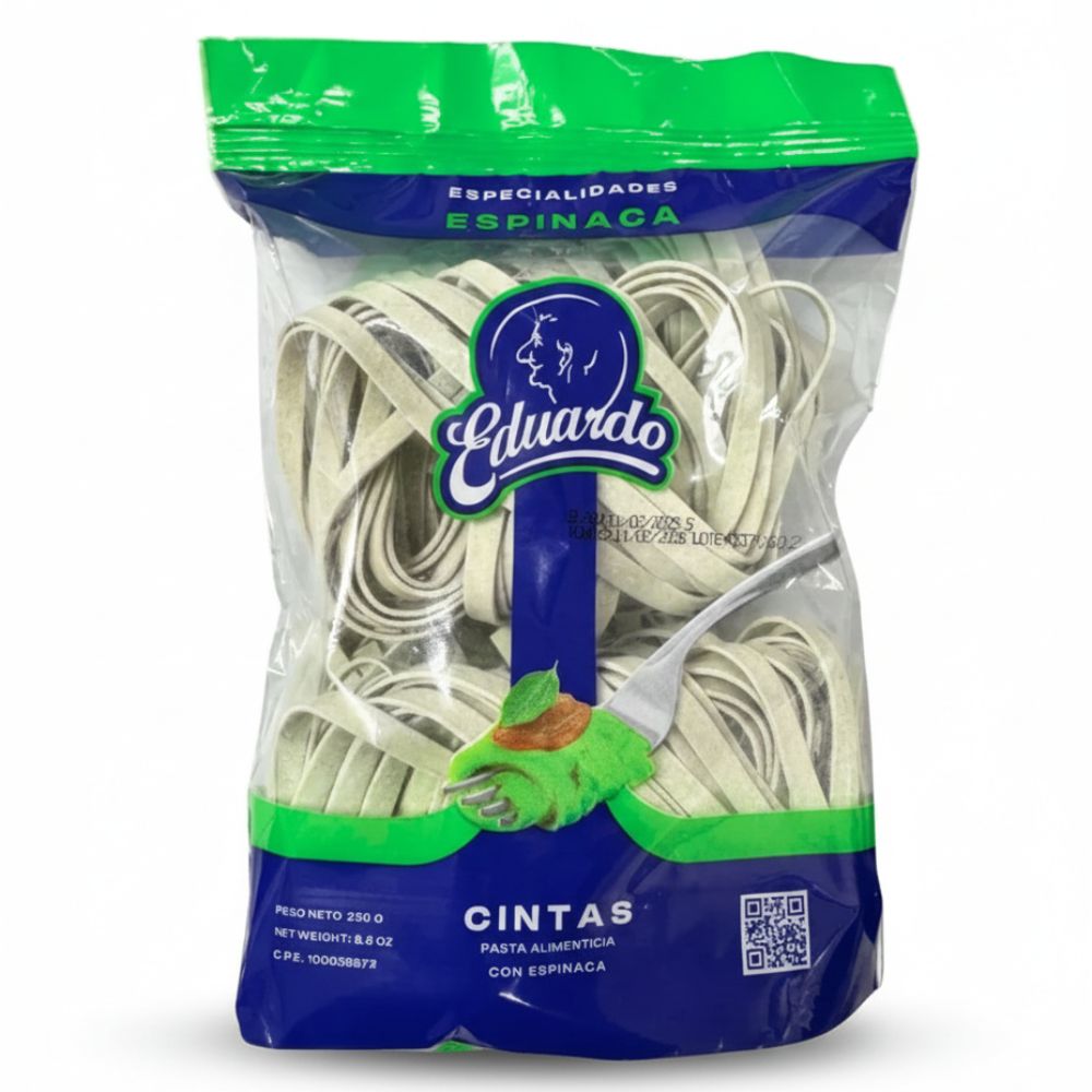 Eduardo Pasta Con Espinaca Cintas 250gr