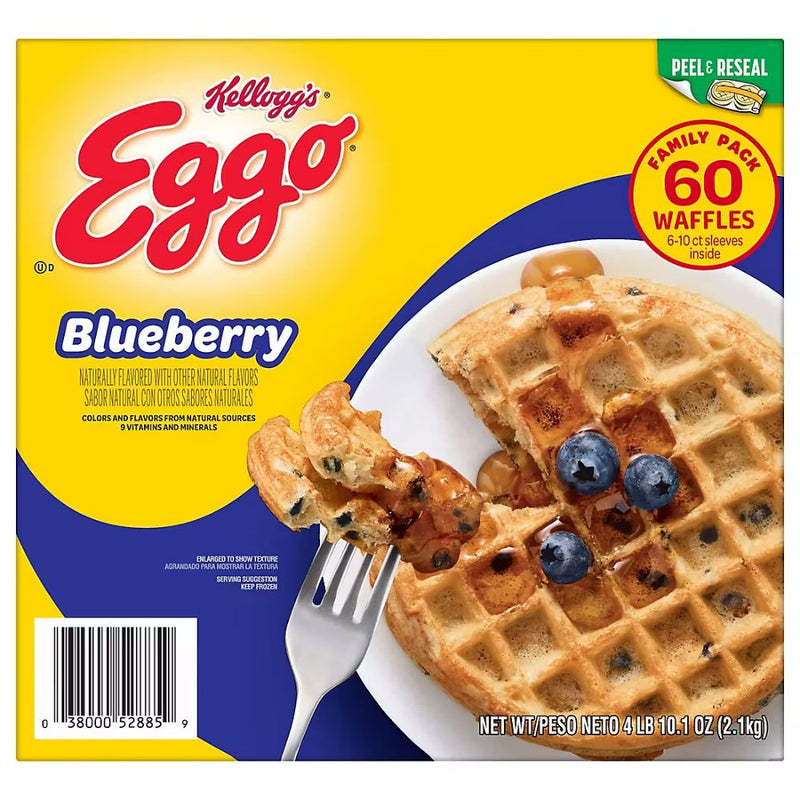 Waffles Kellogg's Eggo Blueberry 60Und