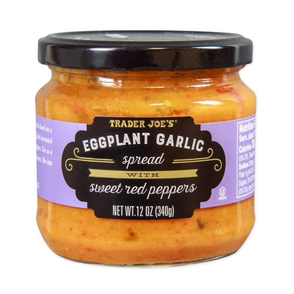 Trader Joe´s Eggplant Garlic Spread Sweet Red Peppers 340g