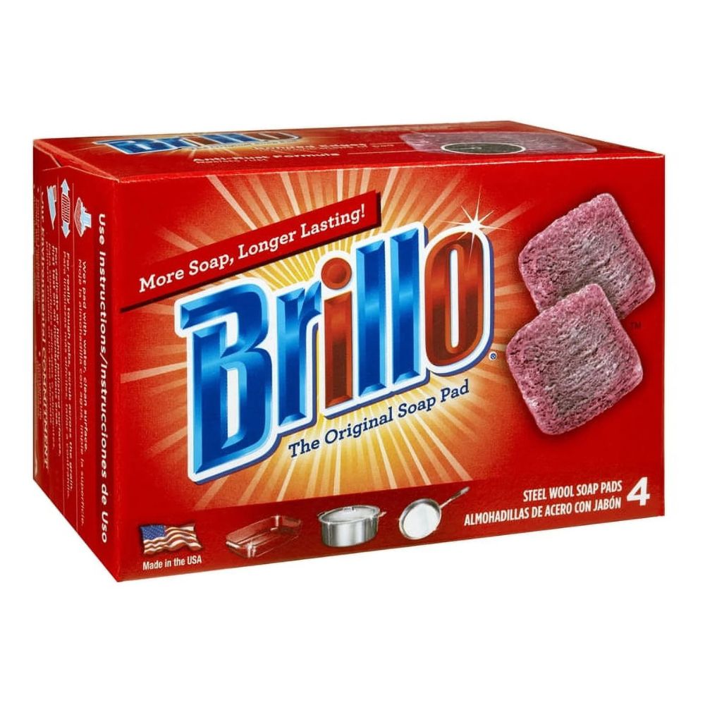 Esponja de Brillo Steel Wool Soap 4und