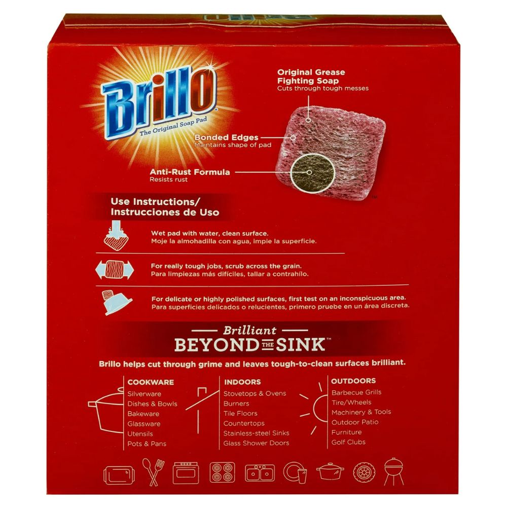 Esponja de Brillo Steel Wool Soap 18 Und