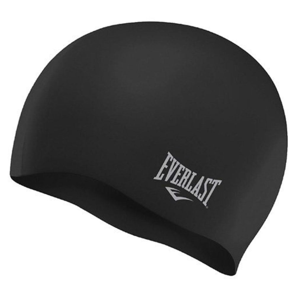 Everlast Gorro De Natación De Silicona Para Adultos Black