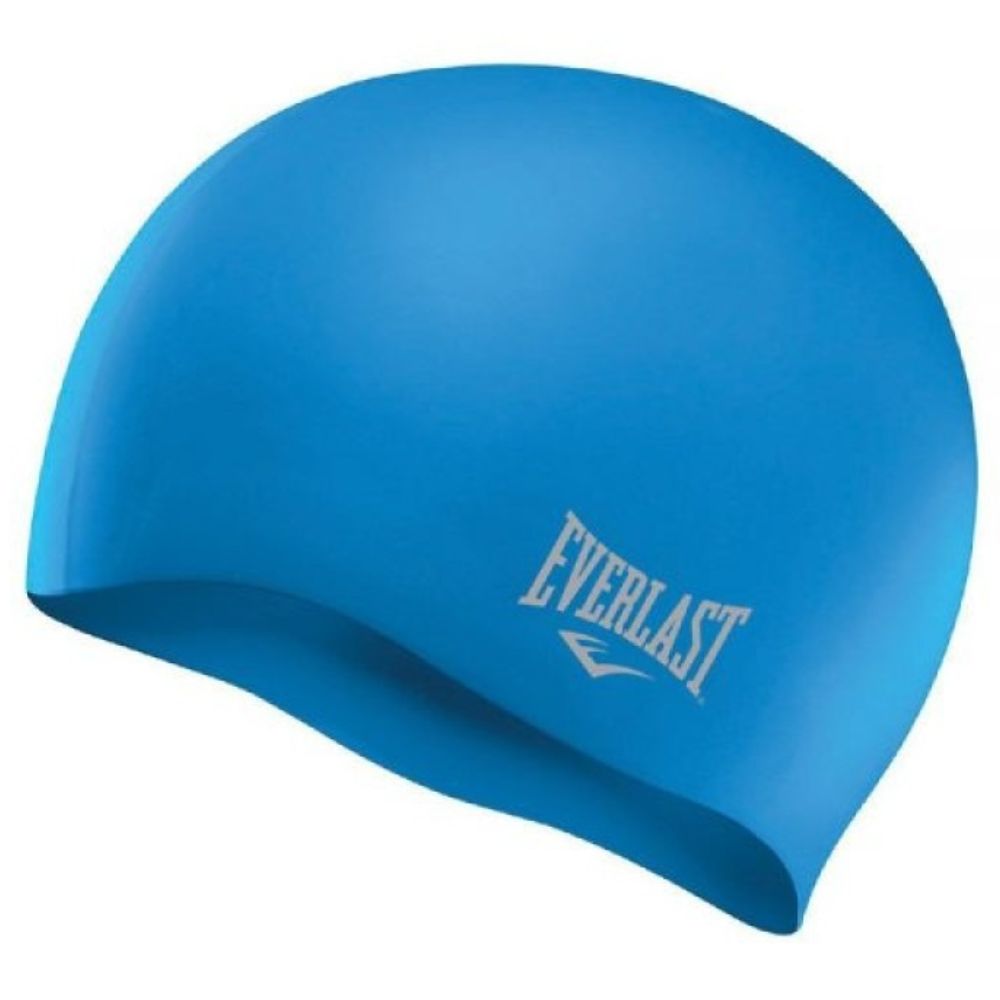 Everlast Gorro De Natación De Silicona Para Adultos Blue