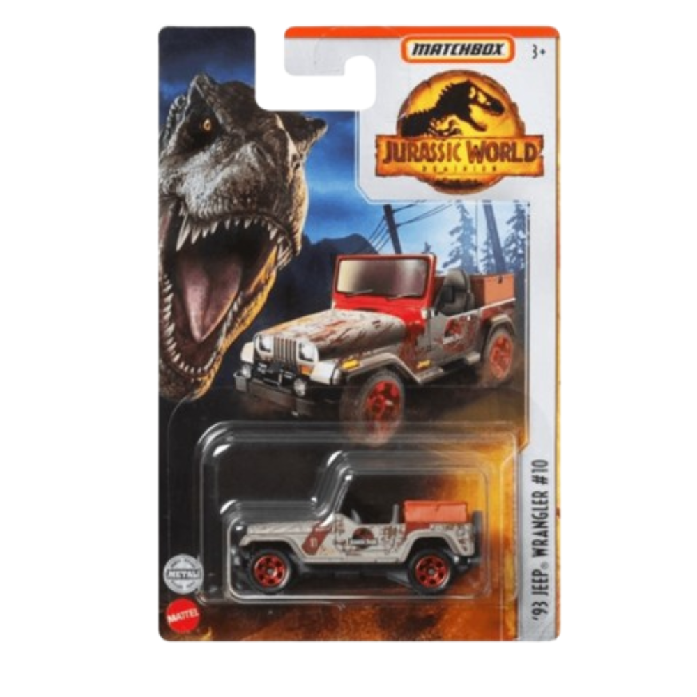 Matchbox Jurassic World 93 Jeep Wrangler #10 3+