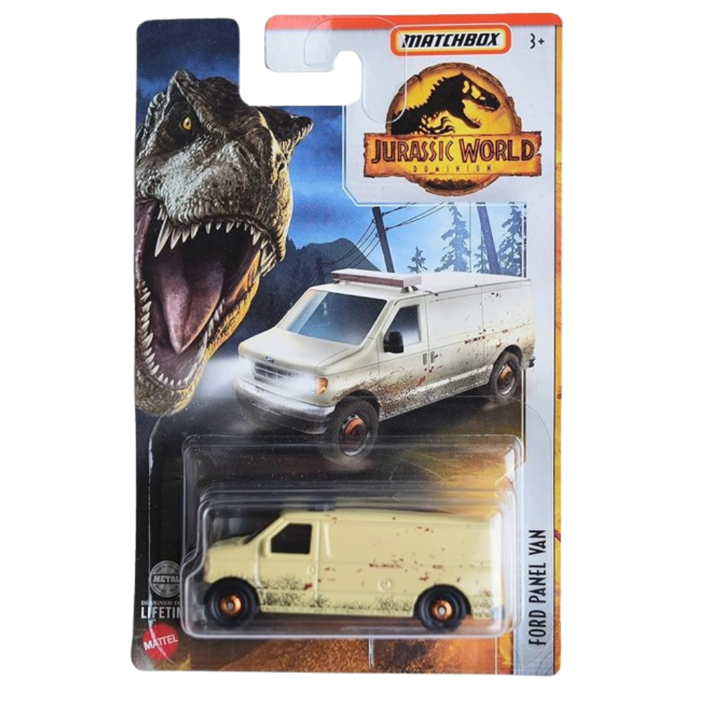 Matchbox Jurassic World Ford Panel Van 3+