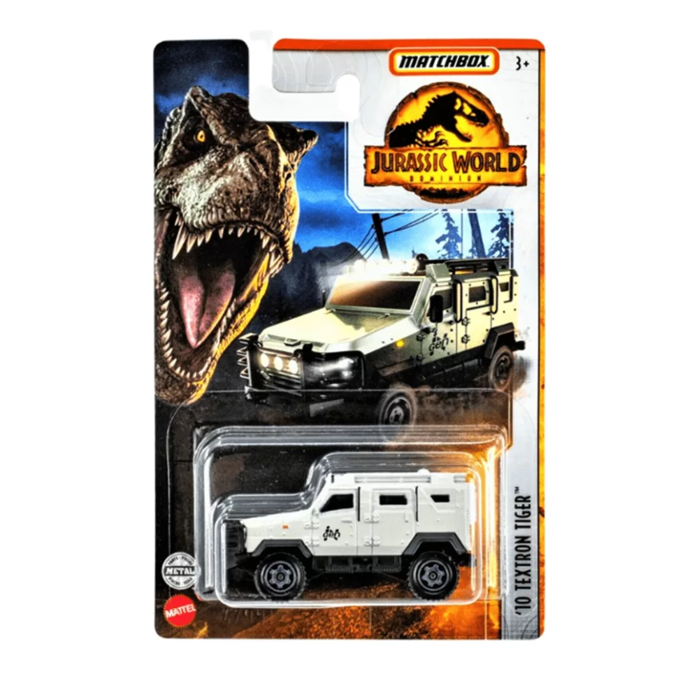 Matchbox Jurassic World 10 Textron Tiger 3+