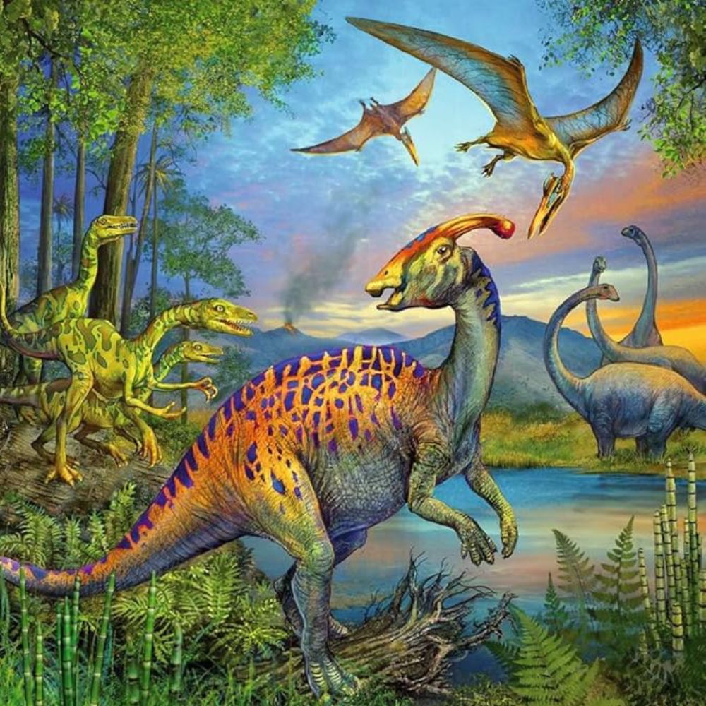 Ravensburger Rompecabezas Faszination Dinosaurier 3x49 Piezas
