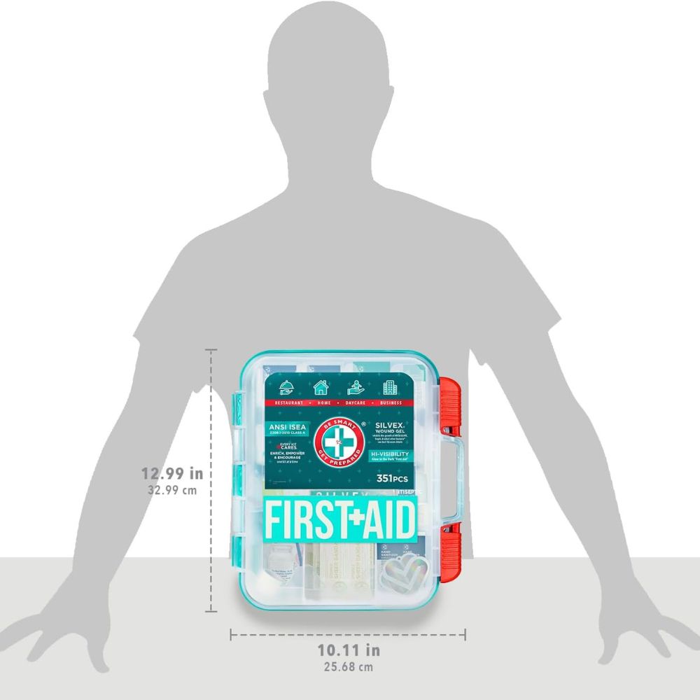 First + Aid 351 Piezas Be Smart Get Prepared