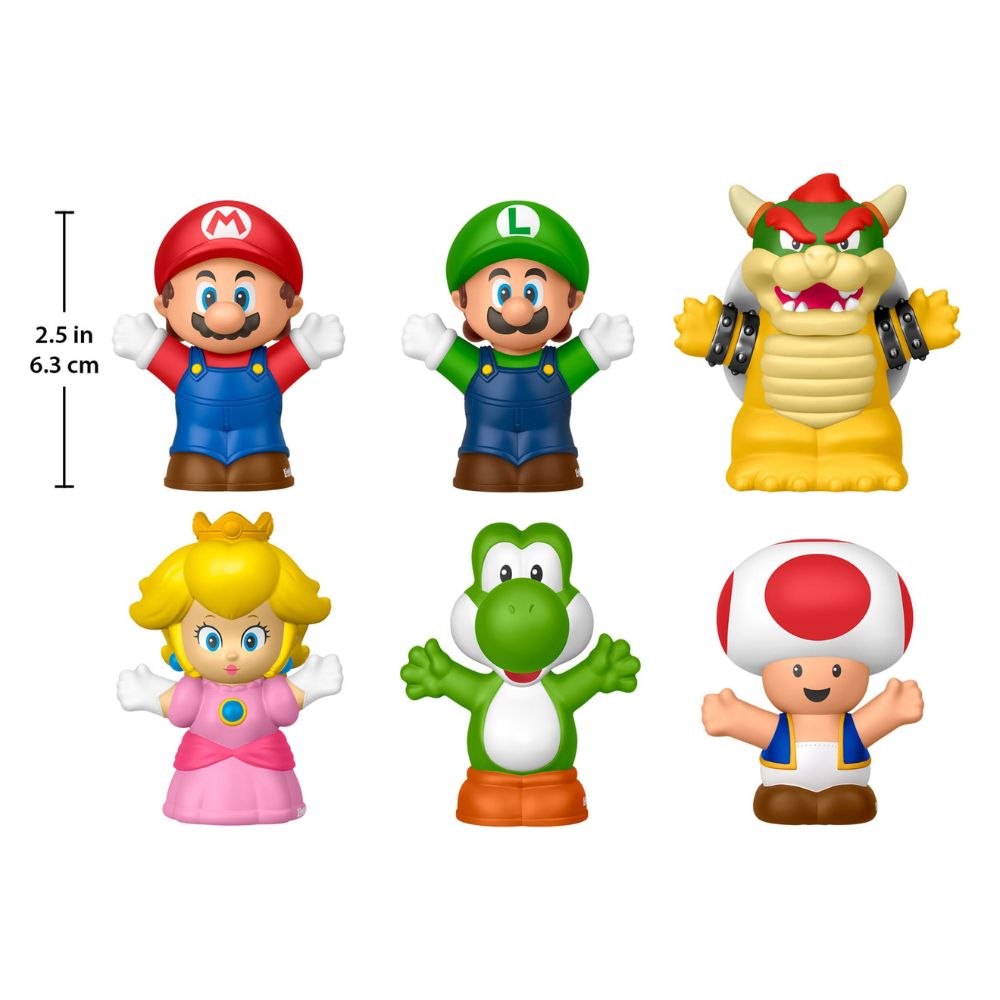 Fisher Price Little People My Mario Set De 6 Juguetes  1+