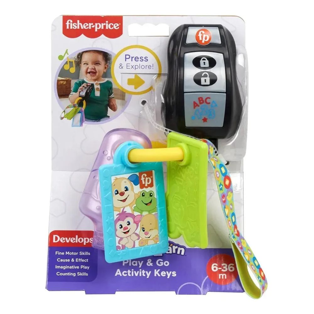 Fisher Price Ríe Y Aprende Llavero De Actividades 6-36m