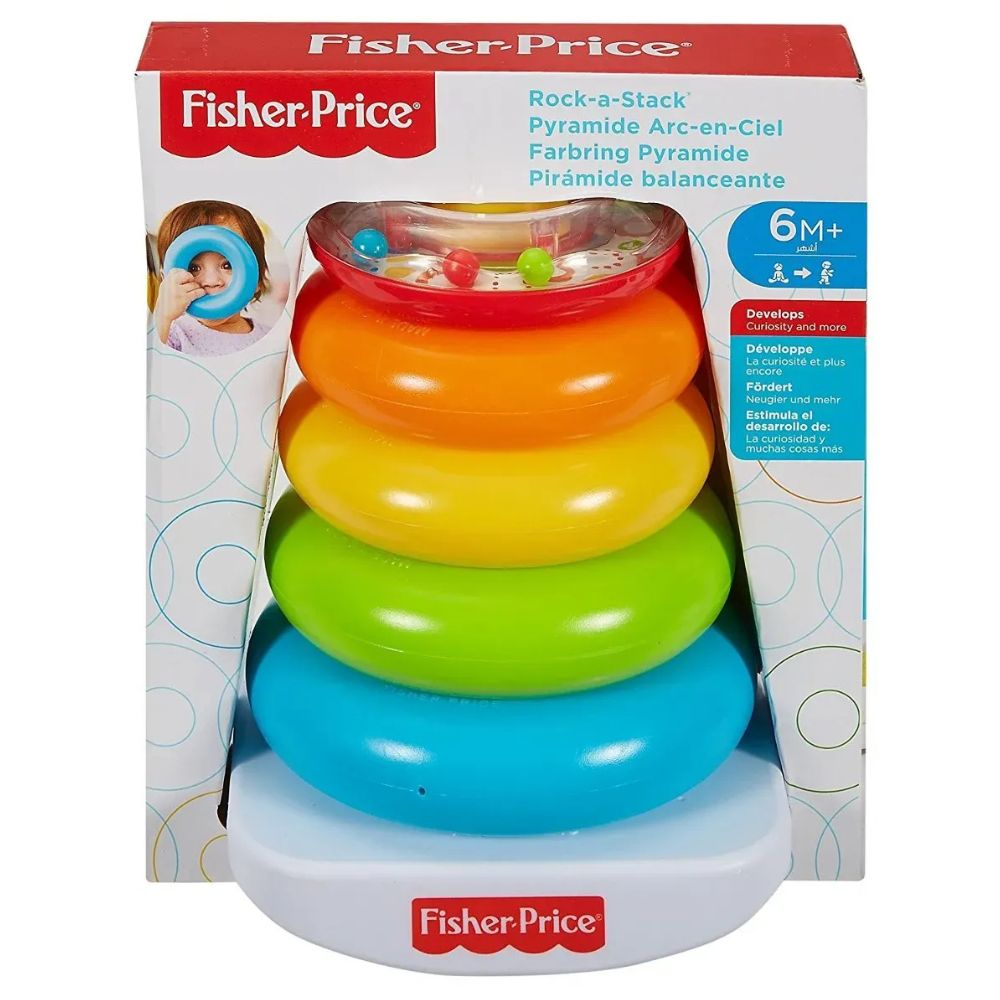 Fisher Price Baby Toy Rock a Stack 6m+