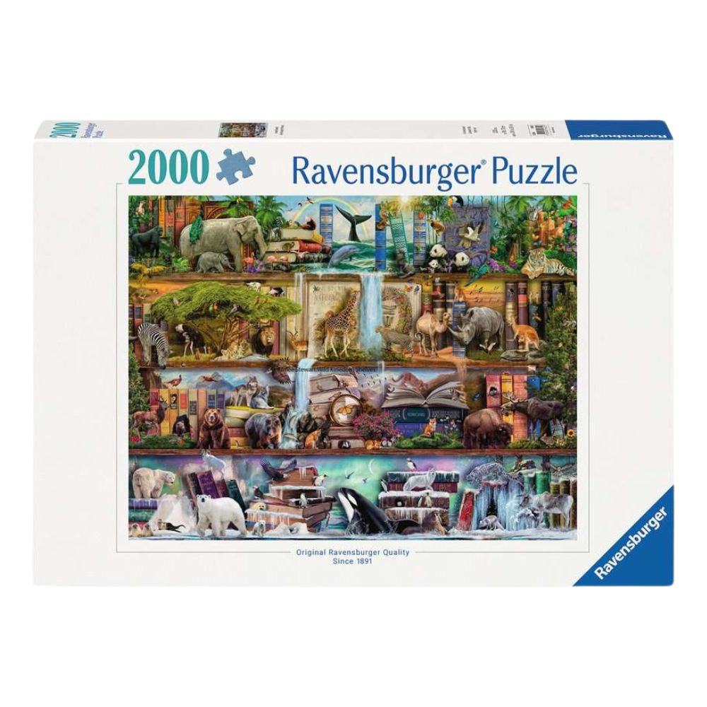 Ravensburger Rompecabezas Wild Kinedom Shelves 2000 Pzas