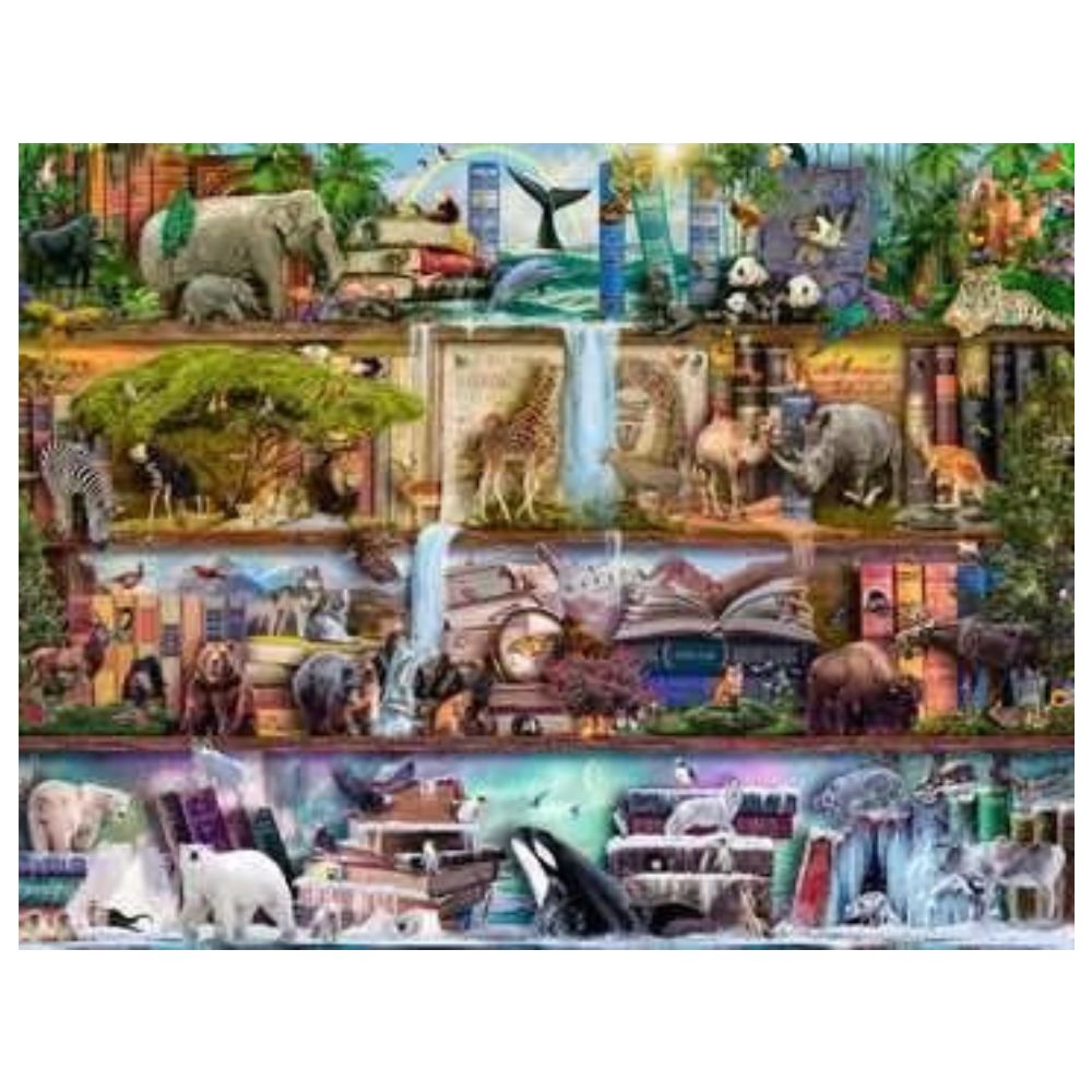 Ravensburger Rompecabezas Wild Kinedom Shelves 2000 Pzas