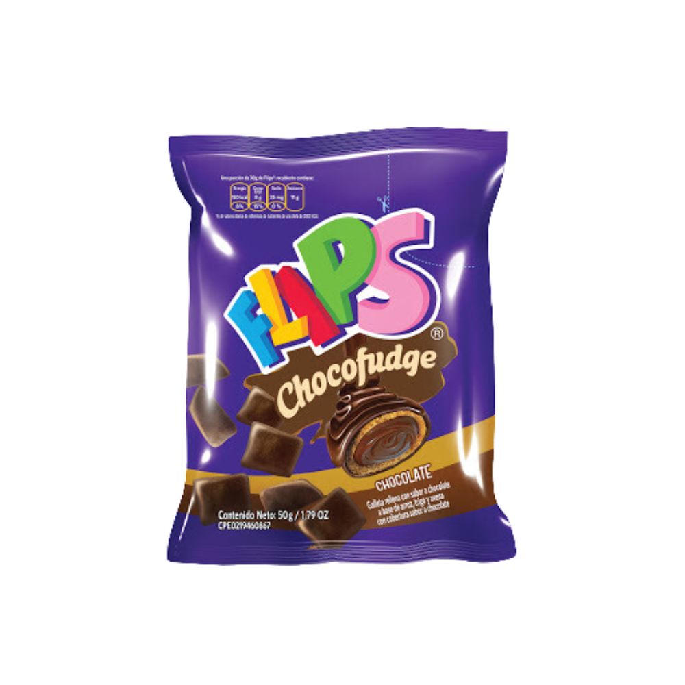 Flips ChocoFudge Chocolate 6 Und x 50gr