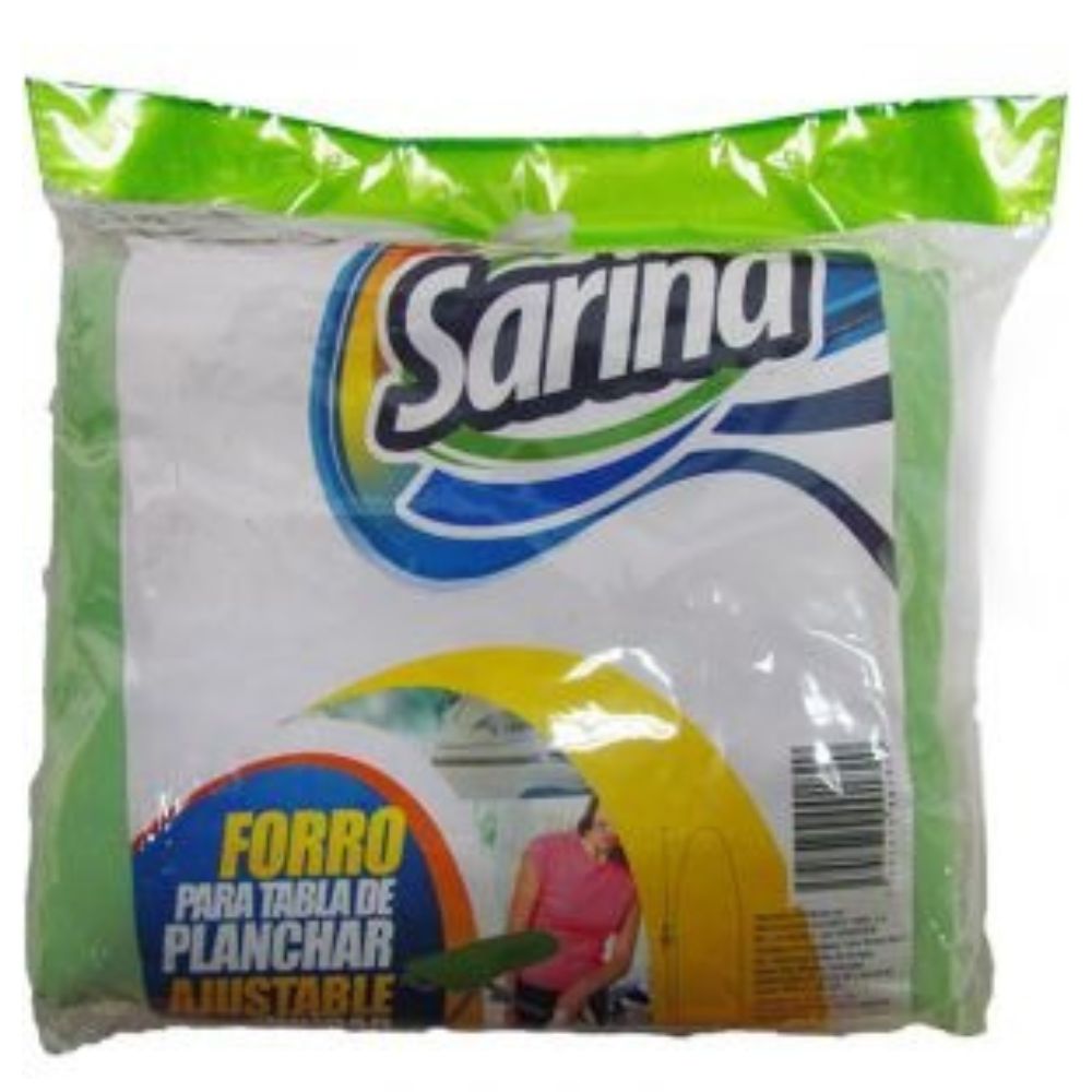 Forro Para Tabla De Planchar Sarina 1.20m x .040m Color Verde Agua