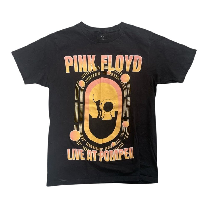T-Shirt Unisex Pink Floyd  Color Negro Con Manga Corta