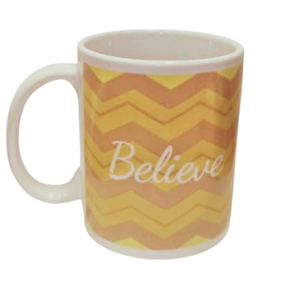 Mug con Frase Believe