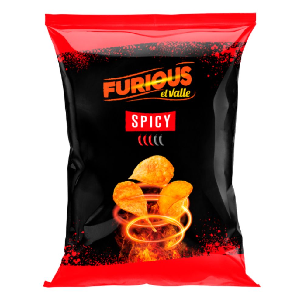 El Valle Patatas Fritas Con Sabor Cayena Y Lima 120gr