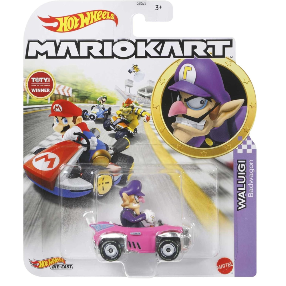 Hot Wheels Mariokart Waluigi Badwagon