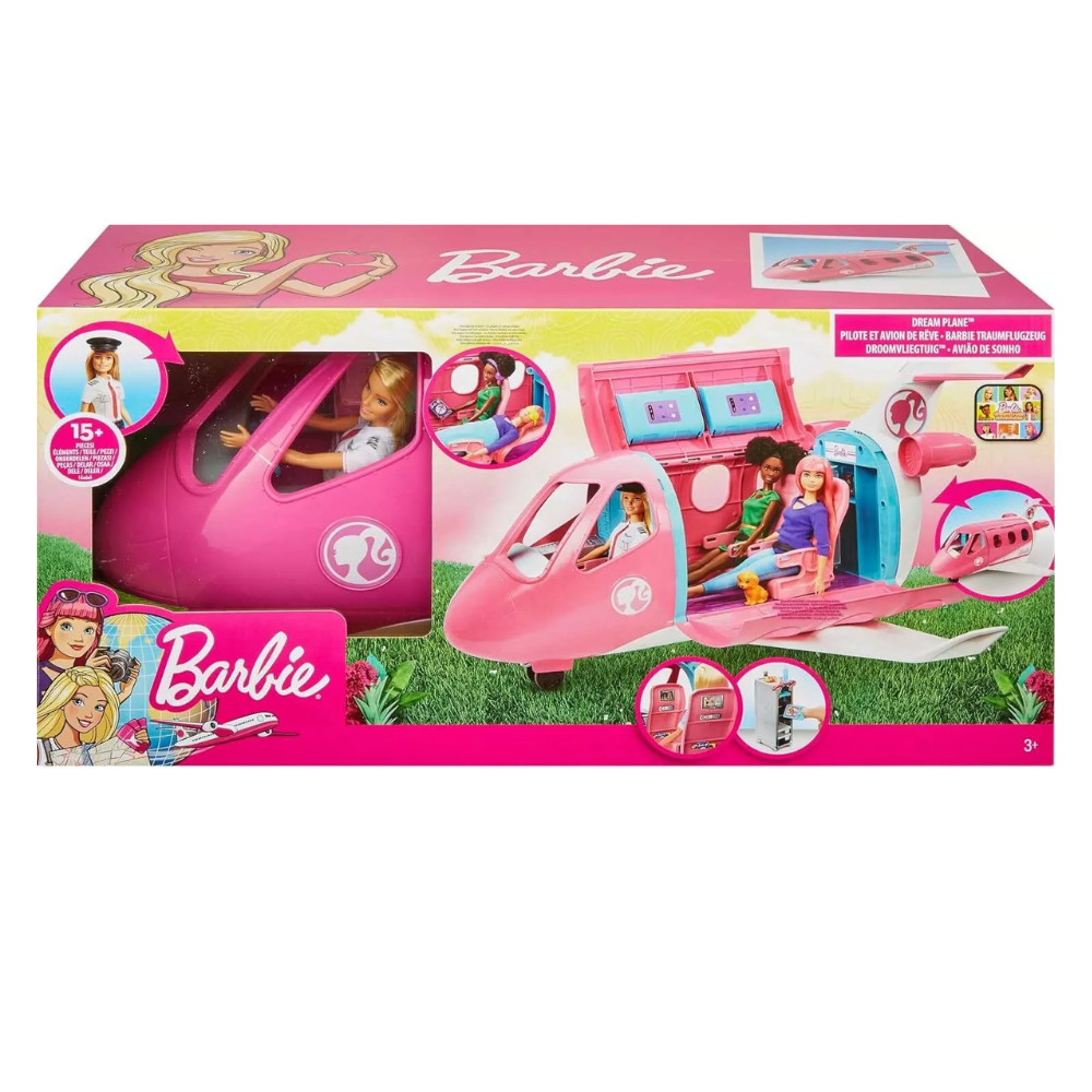 Barbie Dream Plane Fisher-Price Little People Luces y Sonido 1½-5year