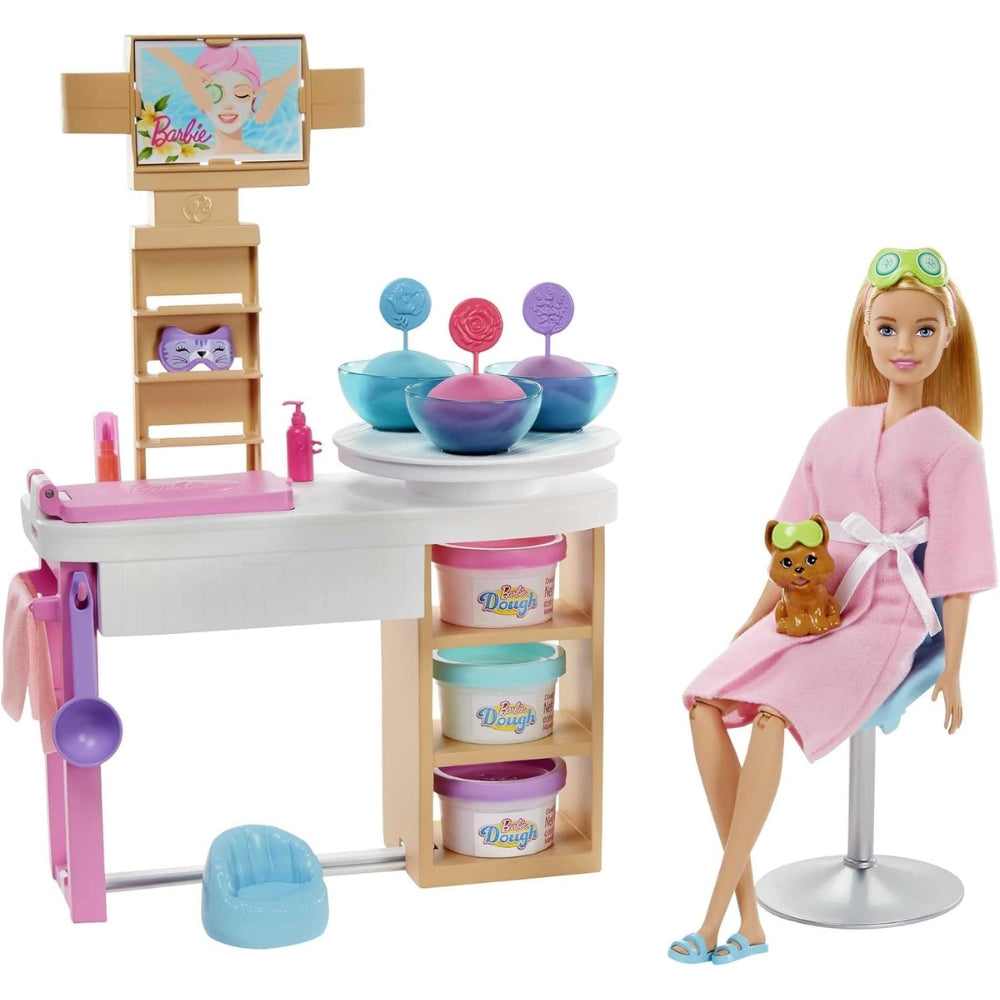 Barbie Spa de Lujo Muñeca y set de Juegos 4+