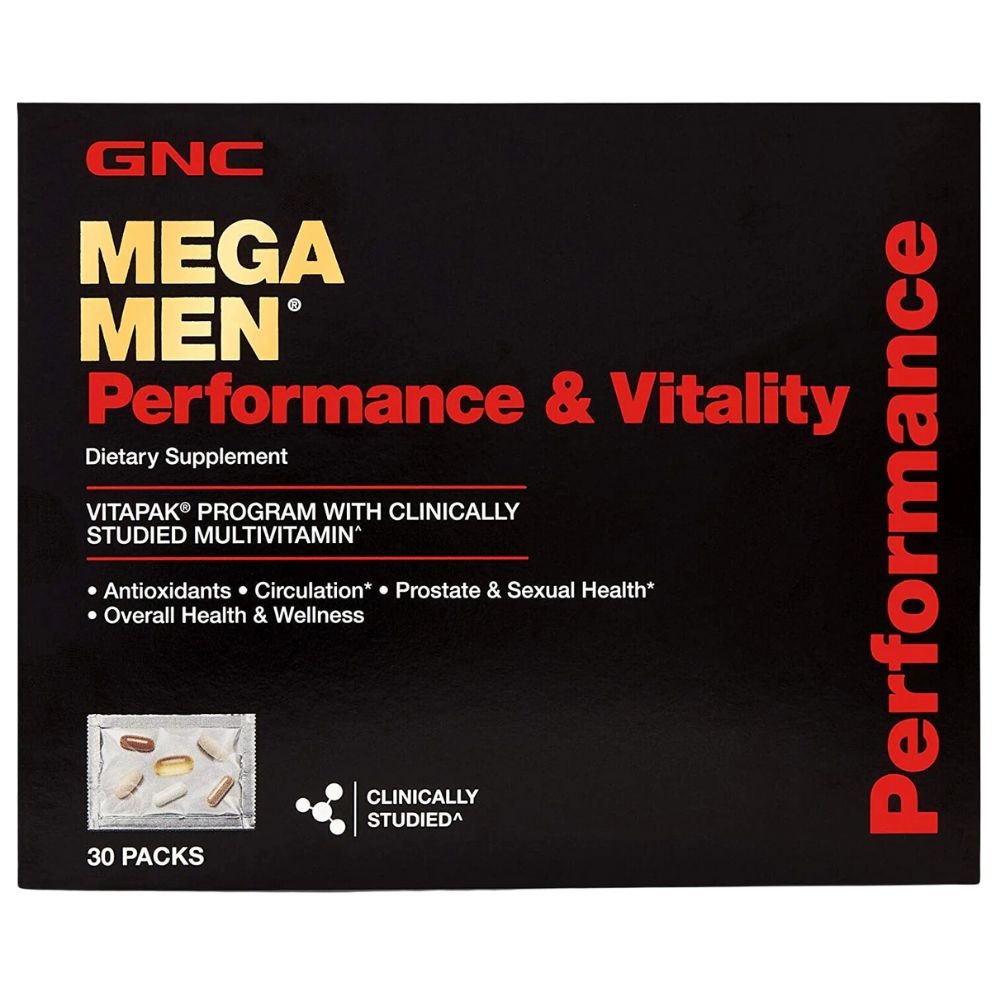 GNC Mega Men Performance & Vitality 30 Pack