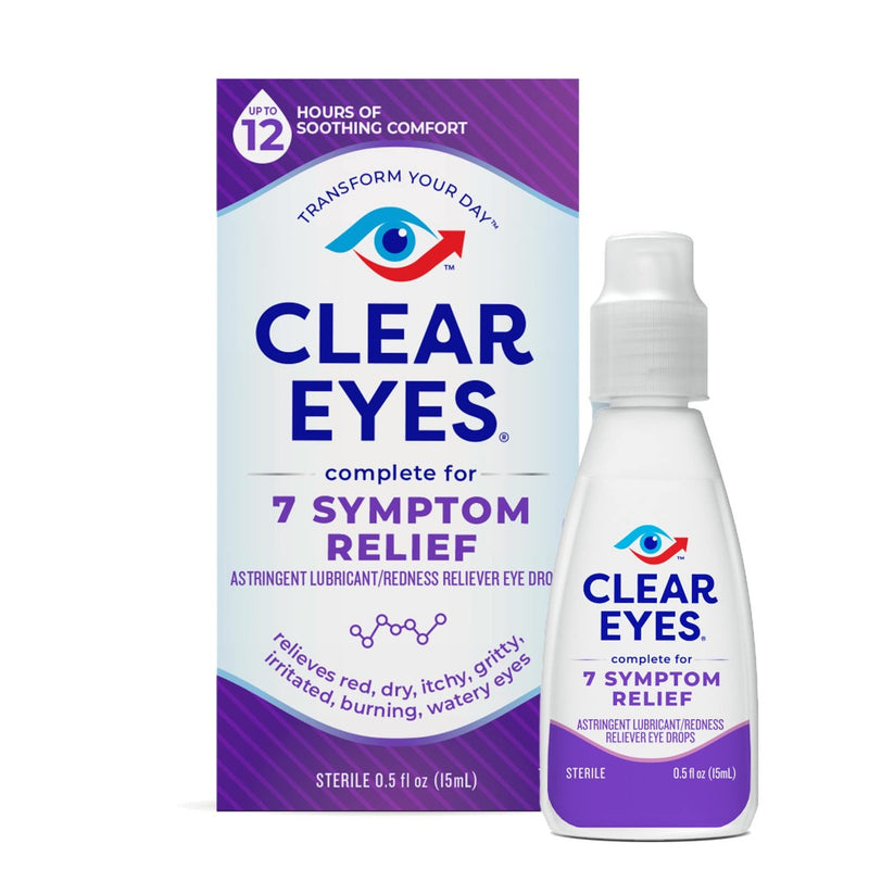 Clear Eyes Gotas Oftalmicas Complete 7 Symptom Relief 15ml