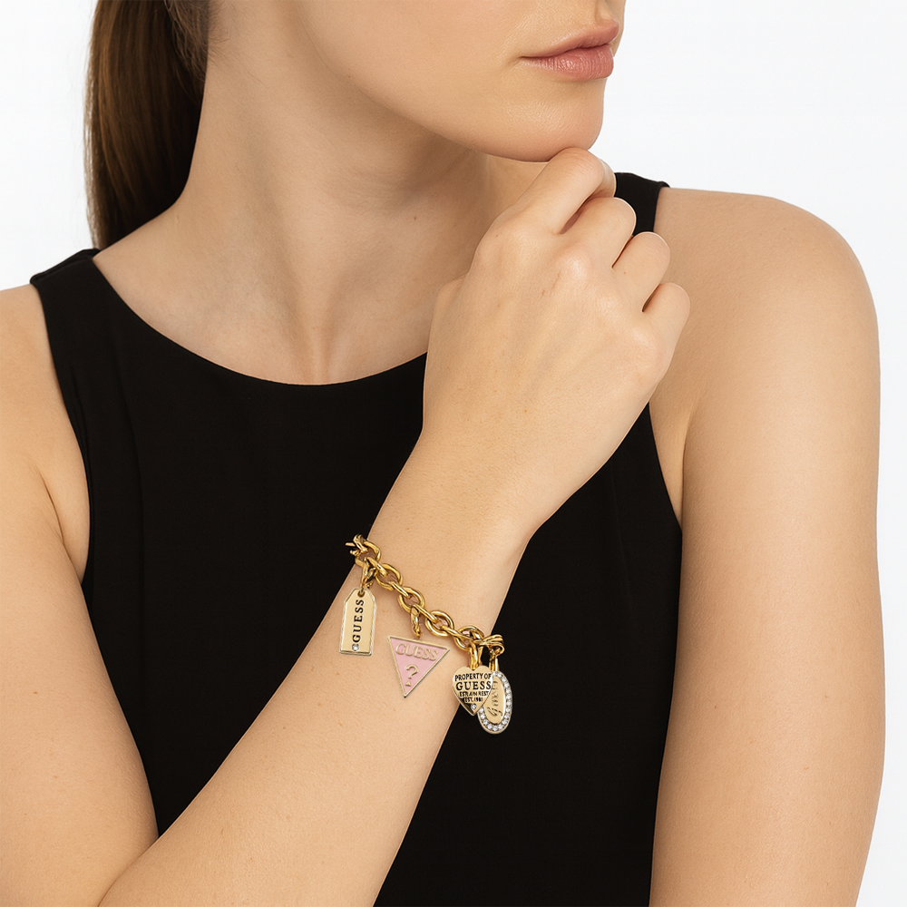 Guess Set De Pulsera Y Zarcillos