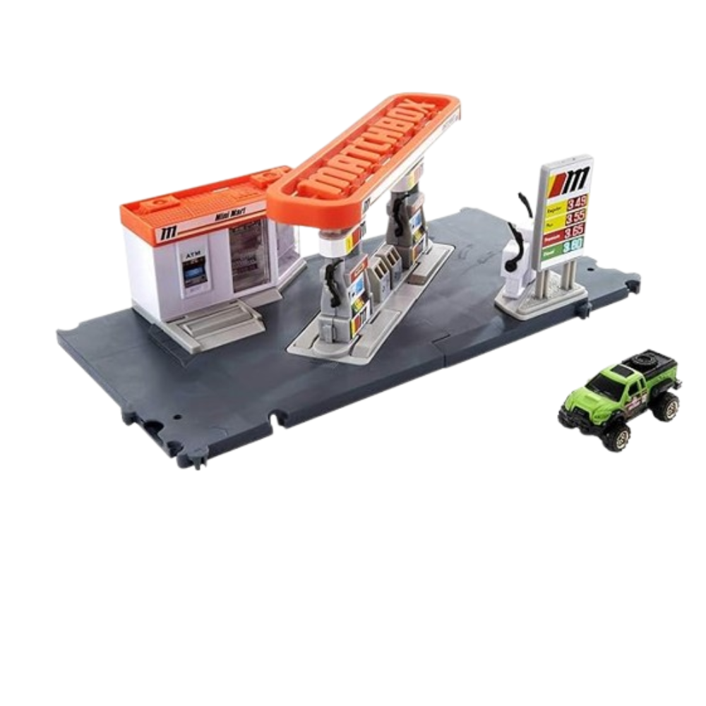 Mattel Matchbox Fuel Station 3+