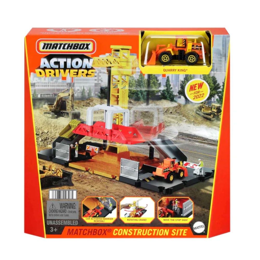 Mattel Matchbox Construction Site 3+