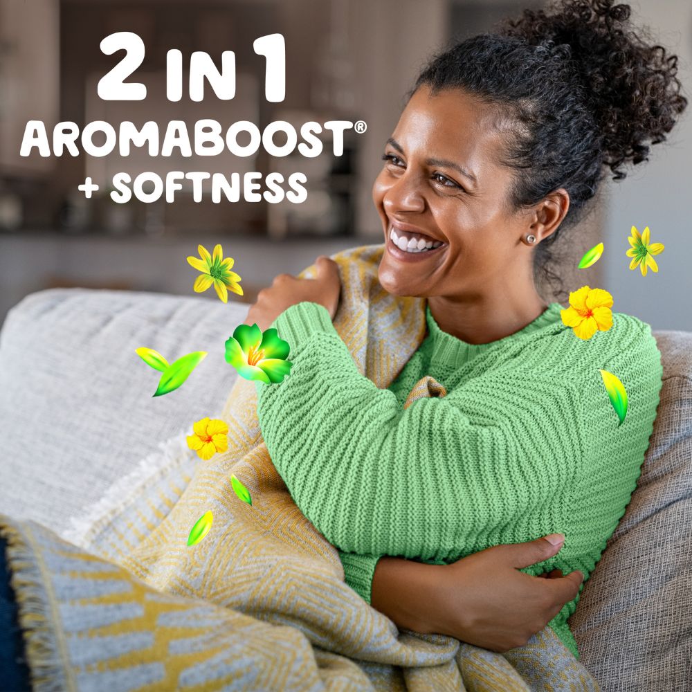 Gain Original 2en1 Aroma Boost+Softness Douceur 34 Sheets