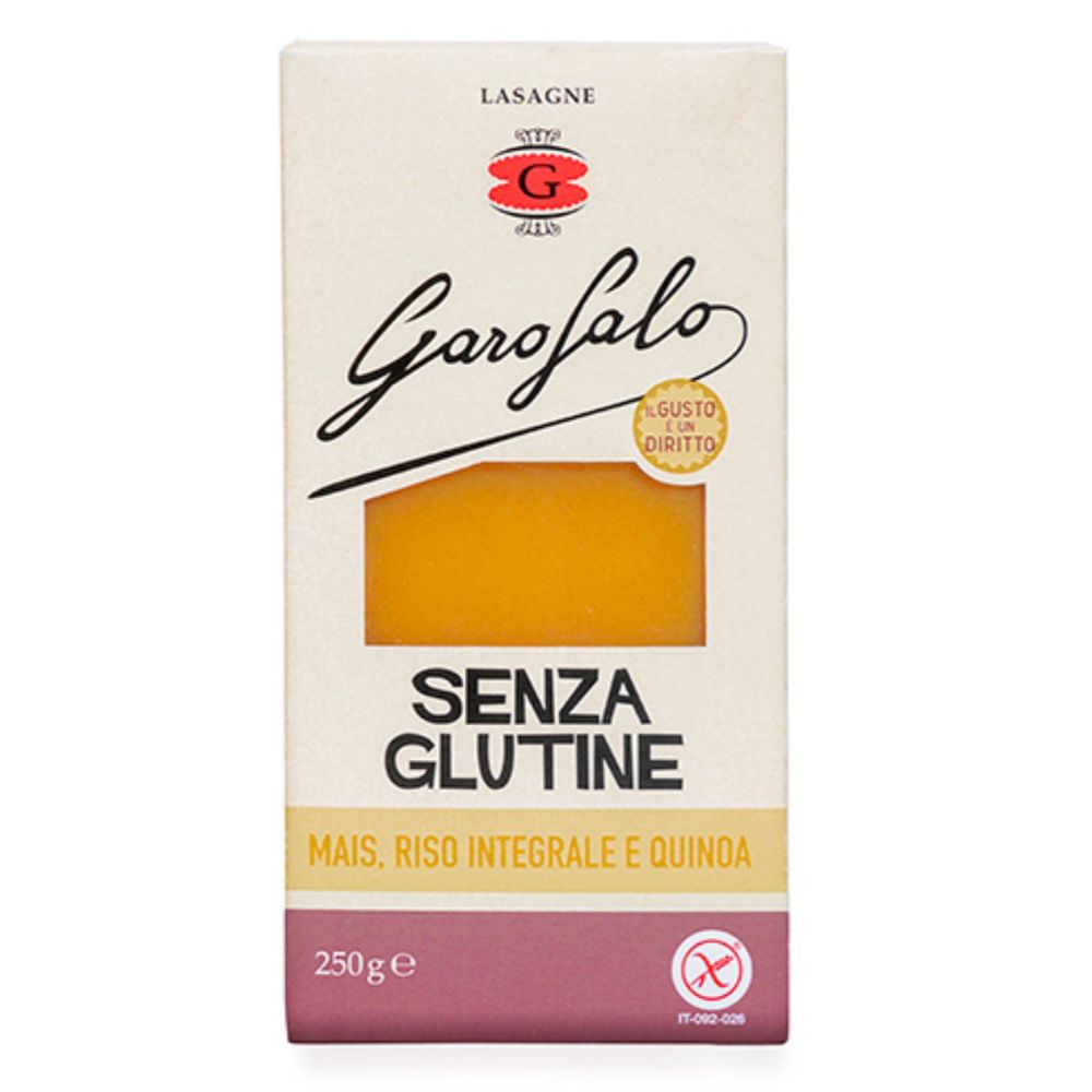 Garofalo Pasta Para Lasaña Gluten Free 250gr
