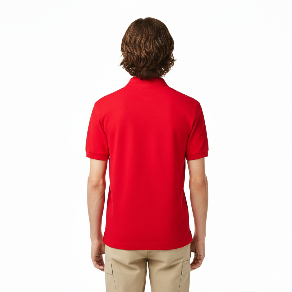 Lacoste Chemise Rojo Para Caballero
