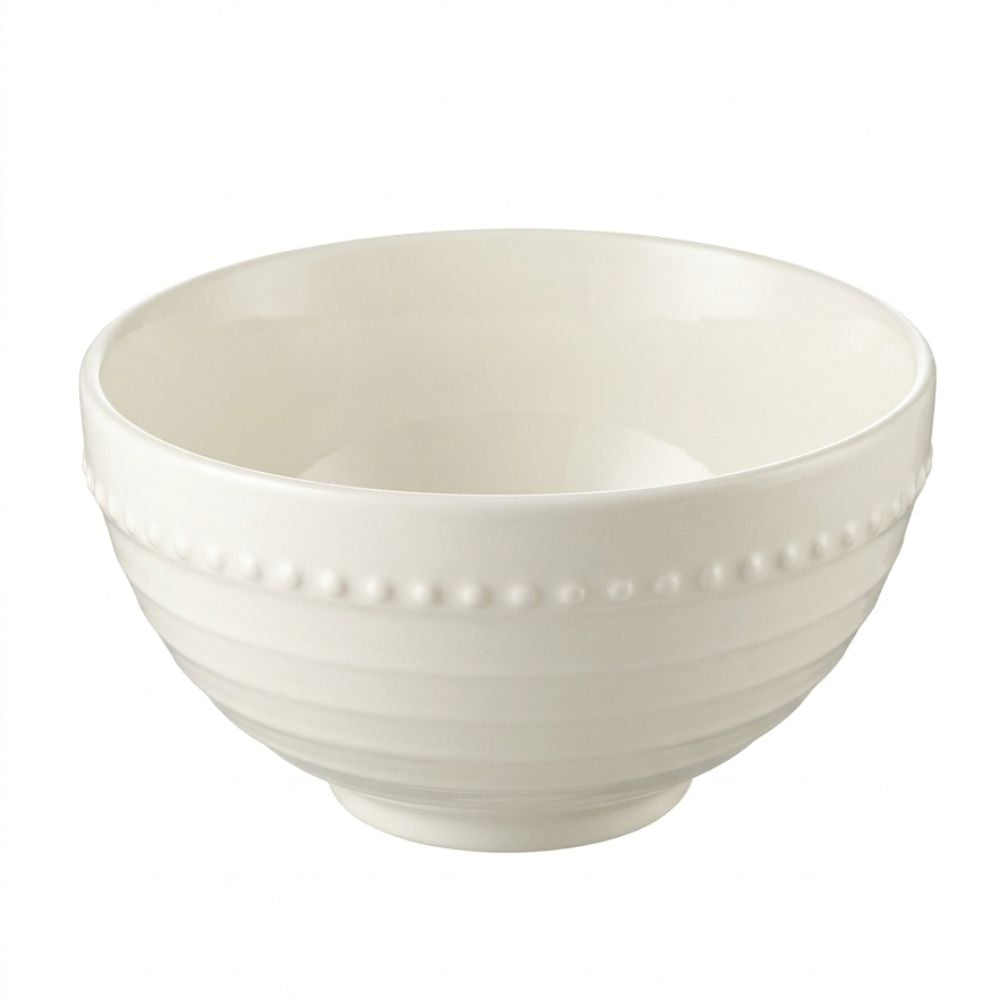 Gibson Elite Bowl De Vidrio Color Blanco