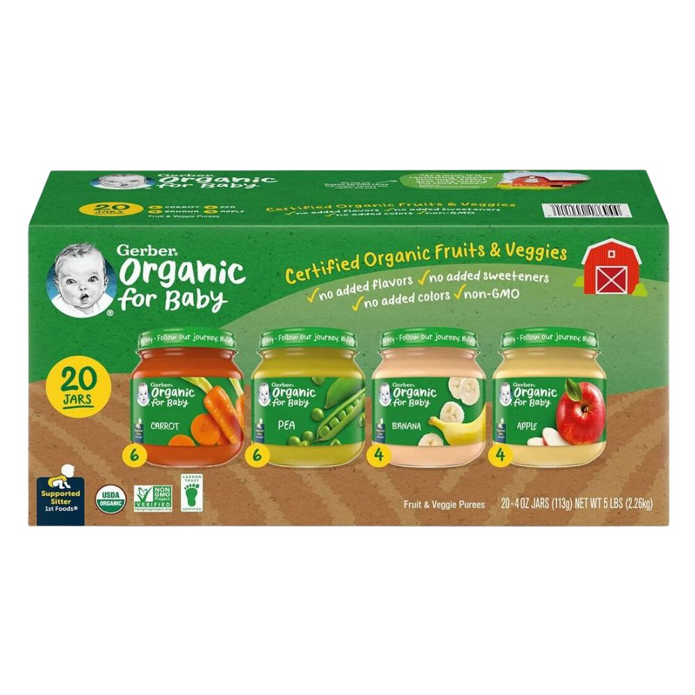 Gerber Organic For Baby 20 Jars