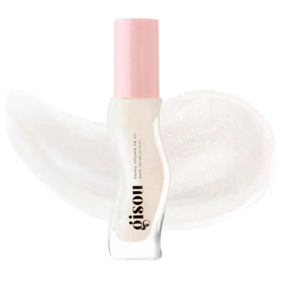 Gisou Honey Infused Lip Oil Coconut Frost 8ml