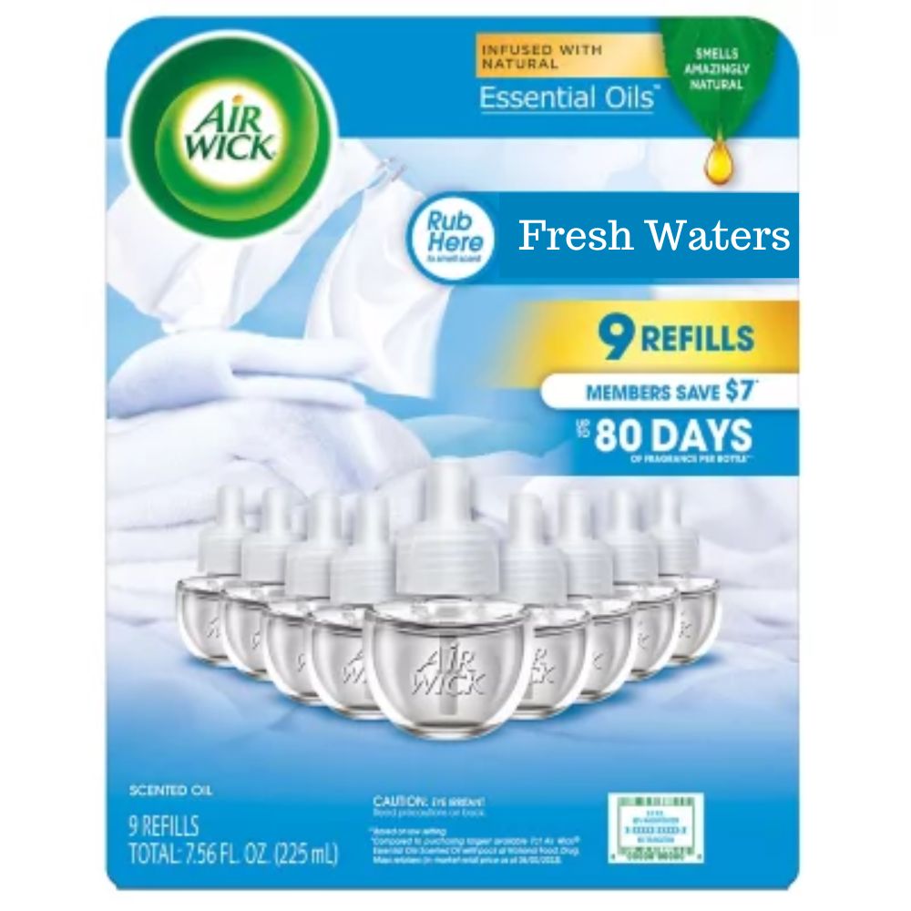 Air Wick Ambientador Fresh Waters 9 Refills