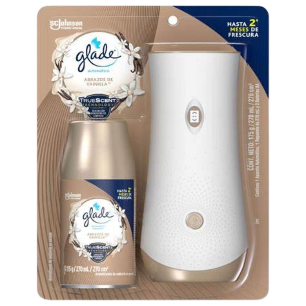 Ambientador Automatico Glade Abrazo Vainilla 175grs