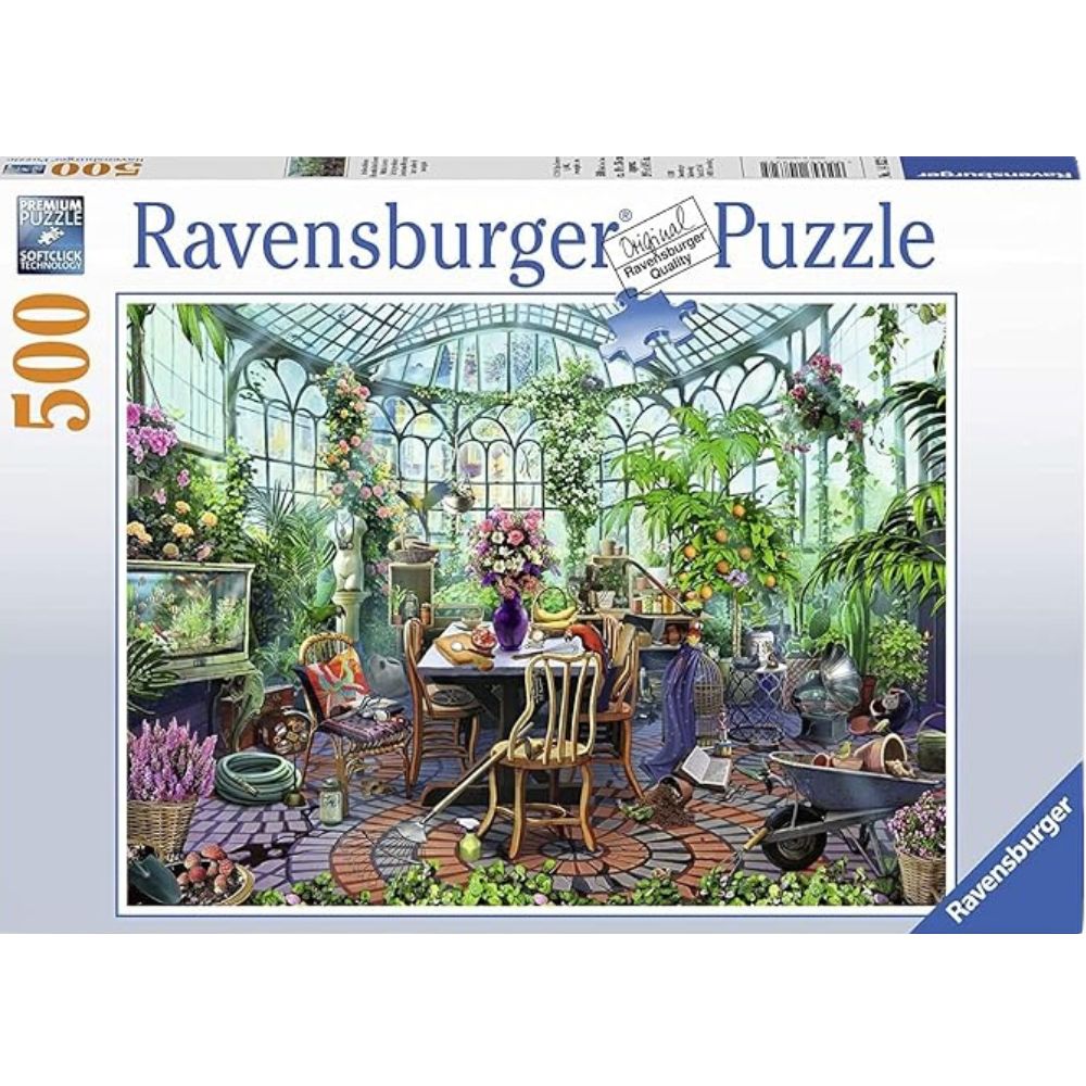 Ravensburger Rompecabezas Greenhouse Mornings 500 Piezas