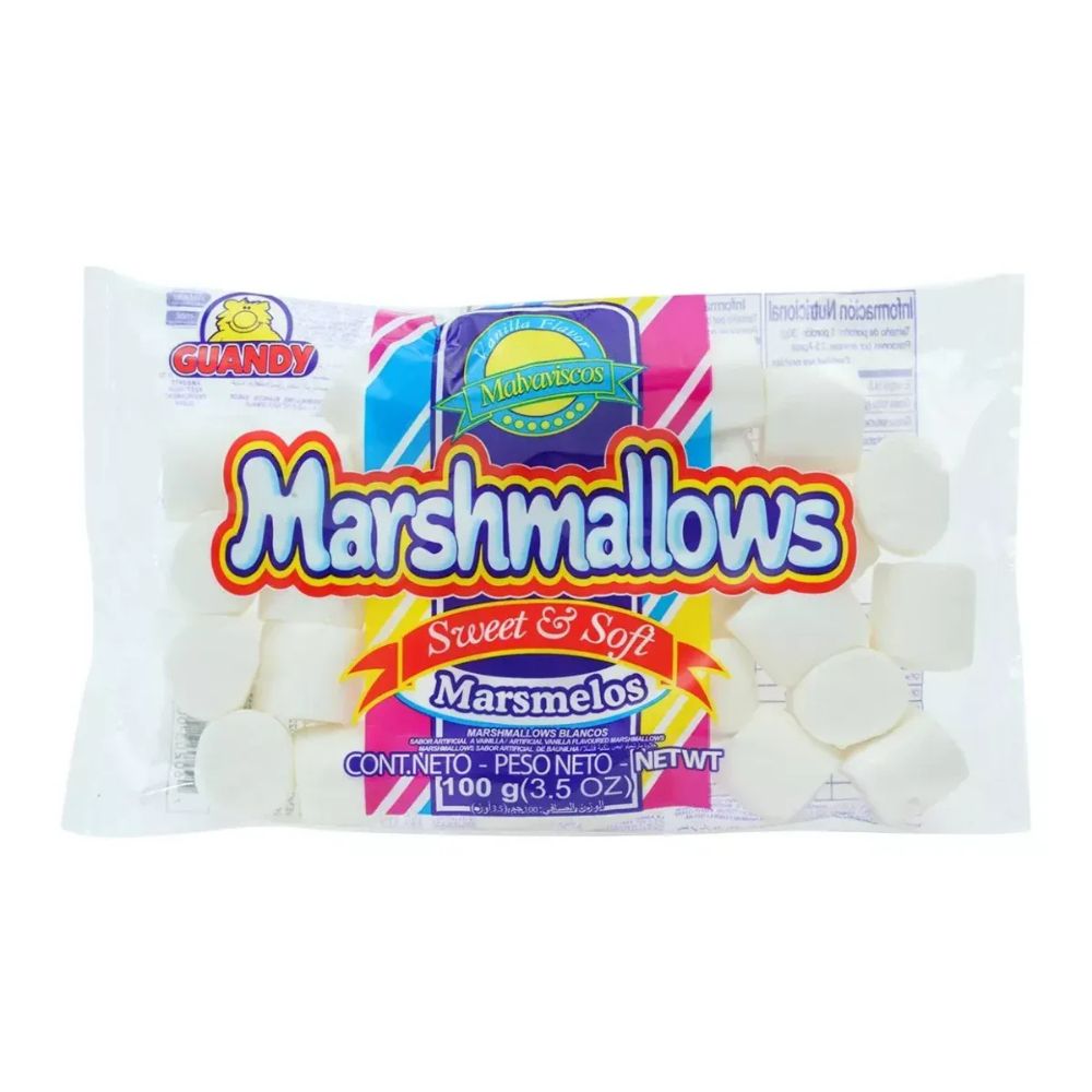 Marshmallows Malvaviscos Blancos 100gr