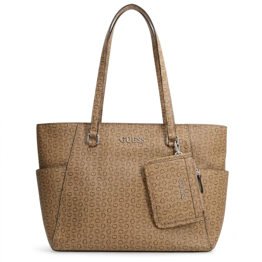 Guess Cartera Tote Granby Walnut
