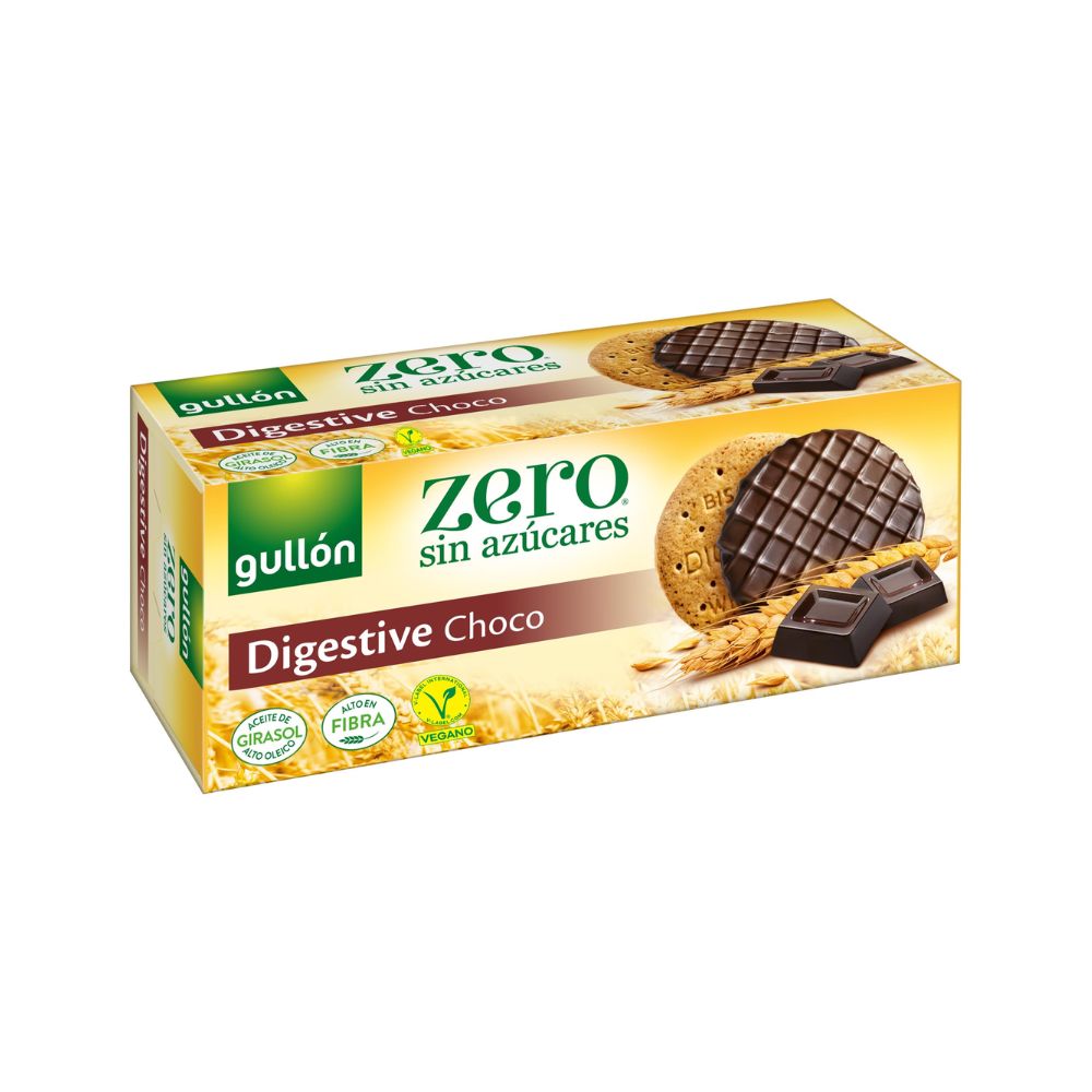 Gullon Galletas Digestive Choco Zero Sin Azúcares 270gr