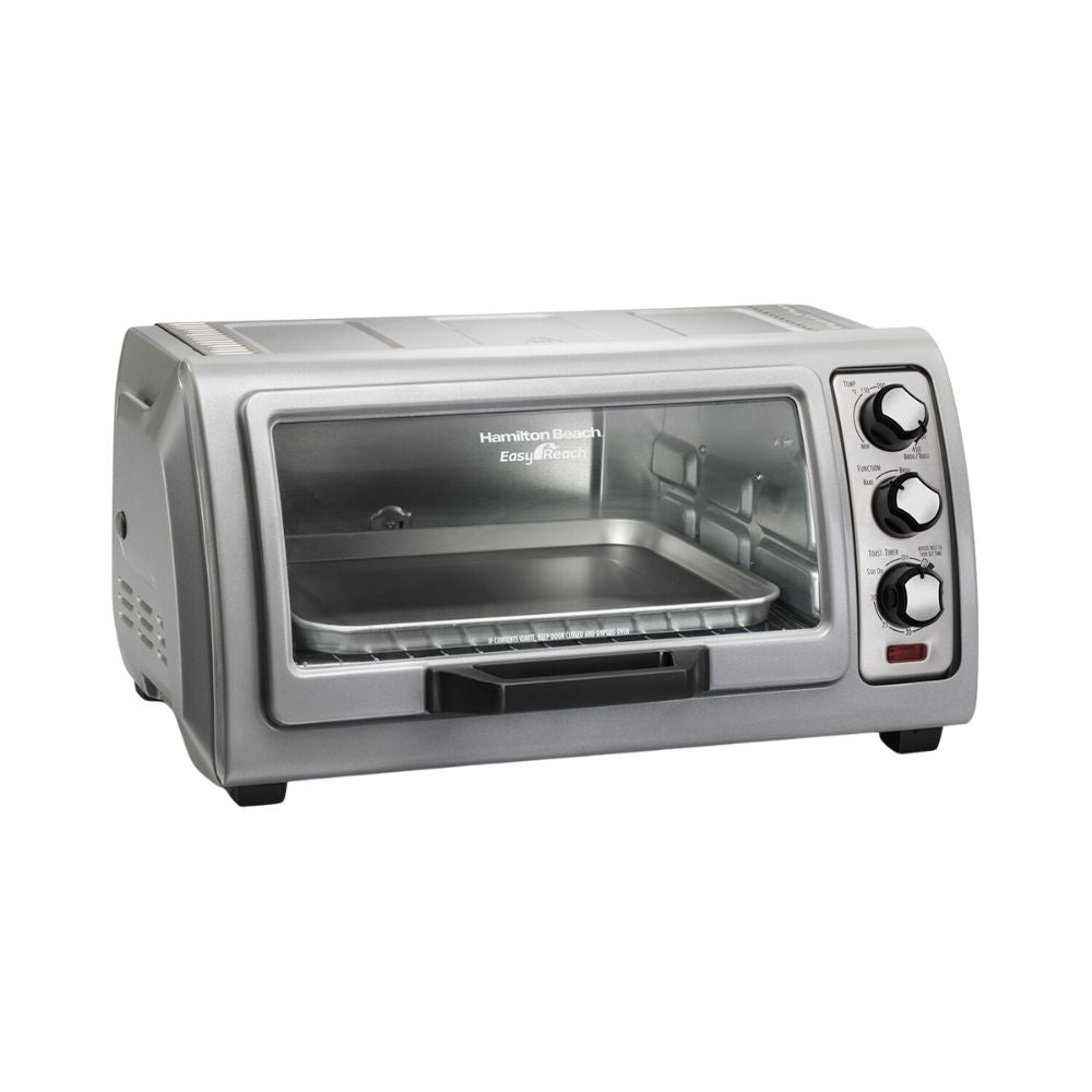 Hamilton Beach® Horno Tostador de 6 Rebanadas Easy Reach™ Plata