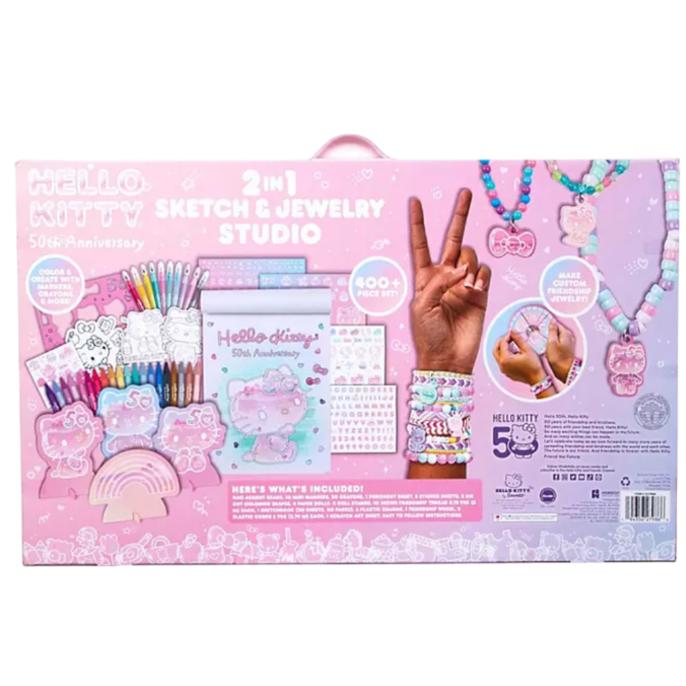 Hello Kitty 50th Aniversary 2 in 1 Sketch & Jewelry Studio