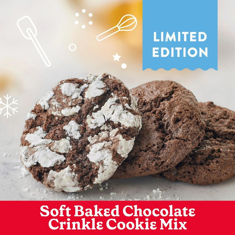 Mezcla para Galletas Betty Crocker Soft Baked Chocolate Crinkle 496gr