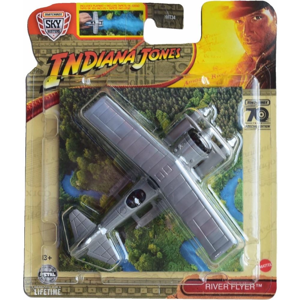 Matchbox Sky Busters River Flyer Indiana Jones 3+