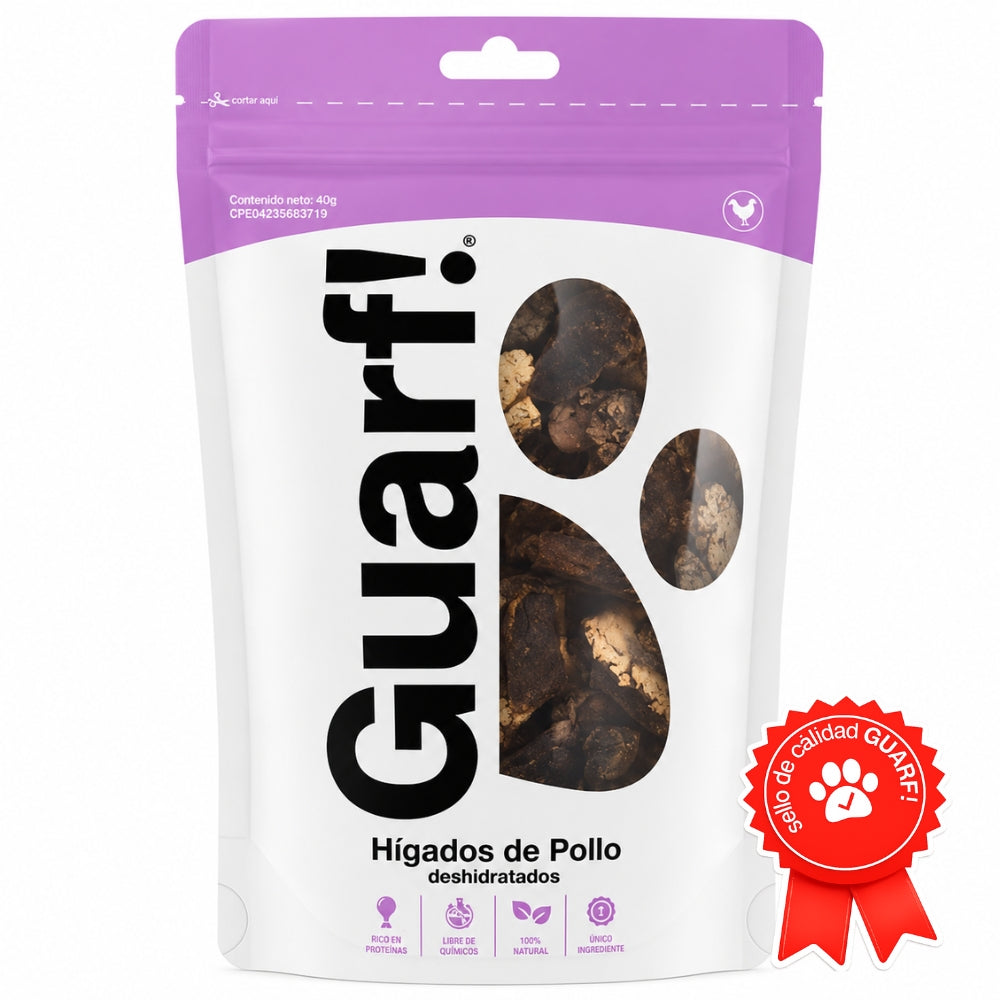 Guarf Snack Para Perros Hígado de Pollo 40gr
